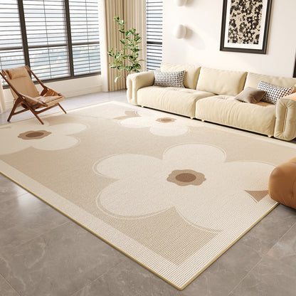 Zeitgenössischer floraler Design-Teppich