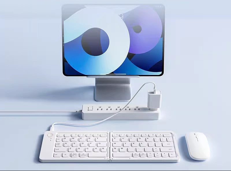 Faltbare Bluetooth-Tastatur und Maus Combo Brehn