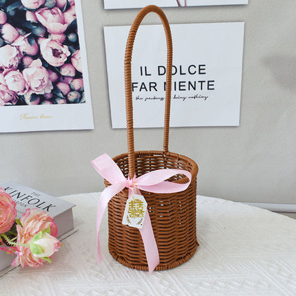 Elegante Handgefertigte Rattan Tragetasche Brehn