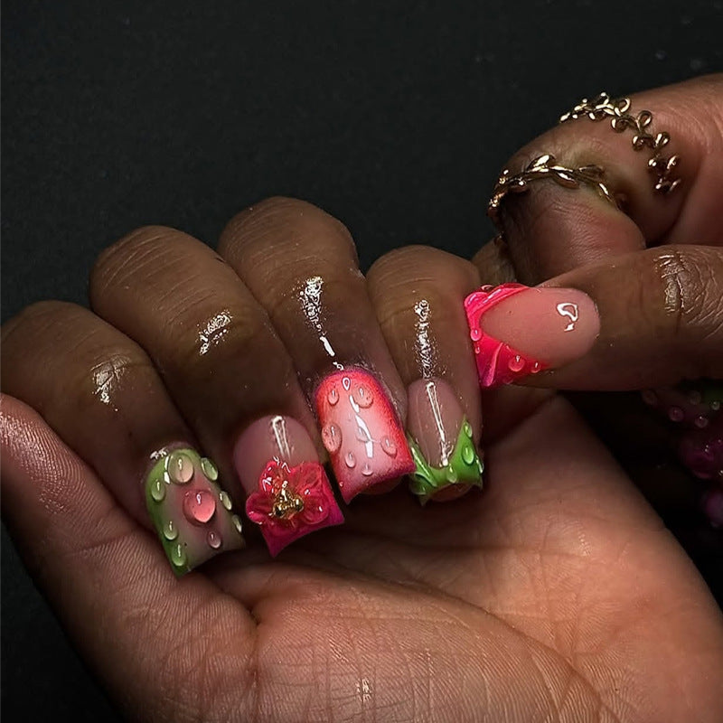 Kreatives dekoratives Press-On Nagelkunstset Brehn