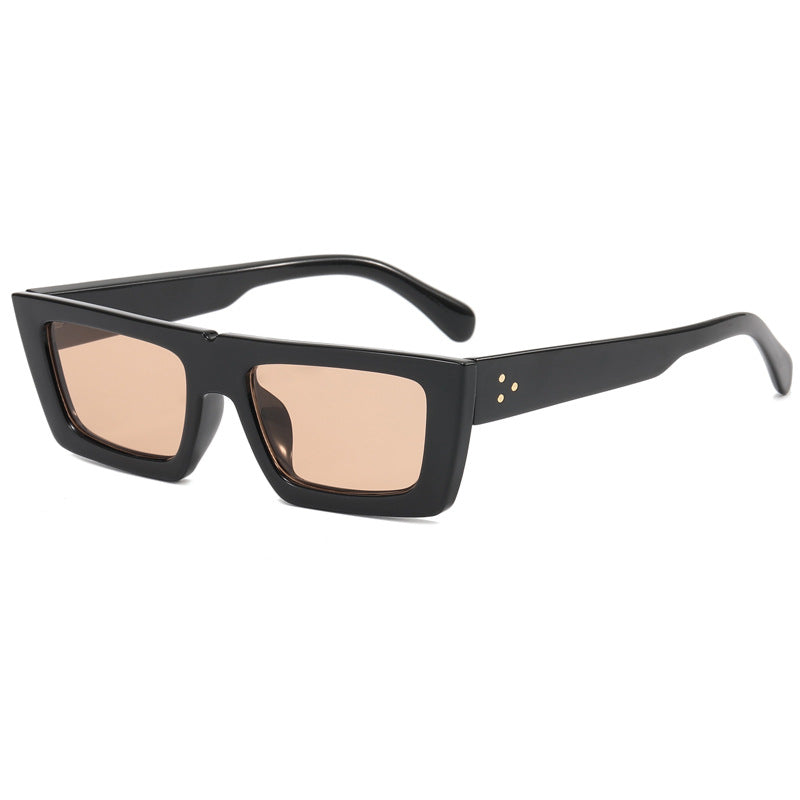 Damen modische quadratische Designer-Sonnenbrille mit polarisierten Gläsern Brehn