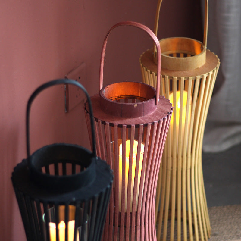 Moderne Laterne mit geflochtenem Design Brehn