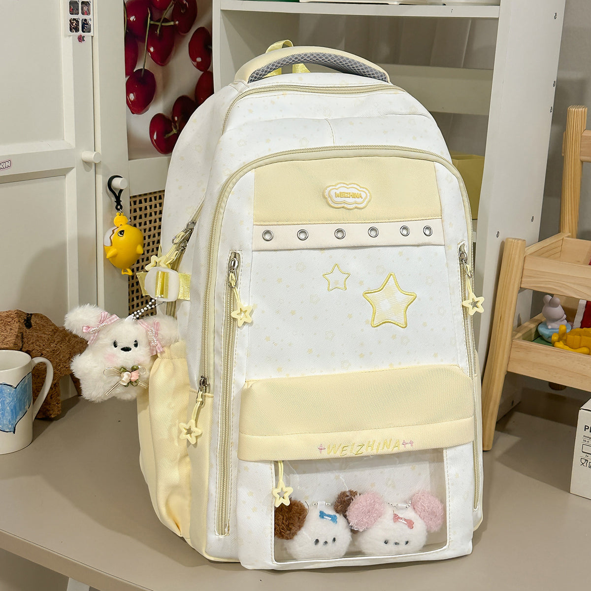 Transparente Taschen-Rucksack Brehn