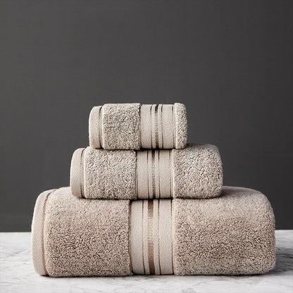 Premium ägyptisches Baumwoll-Bade- und Handtuchset Dick Ultra-absorbierend Plüsch