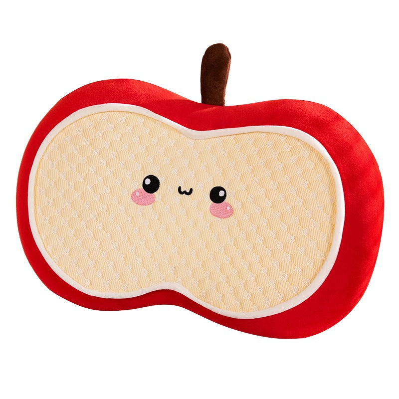 Plüsch Kissen im Apfel-Design Brehn