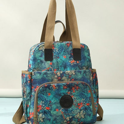 Blumenmuster Multi-Funktions-Rucksack Brehn