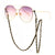 Aviator-Sonnenbrillen mit modischer Kette Brehn