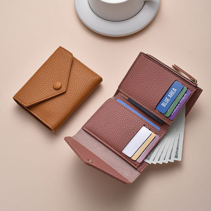 Strukturiertes Leder Kartenhalter Wallet