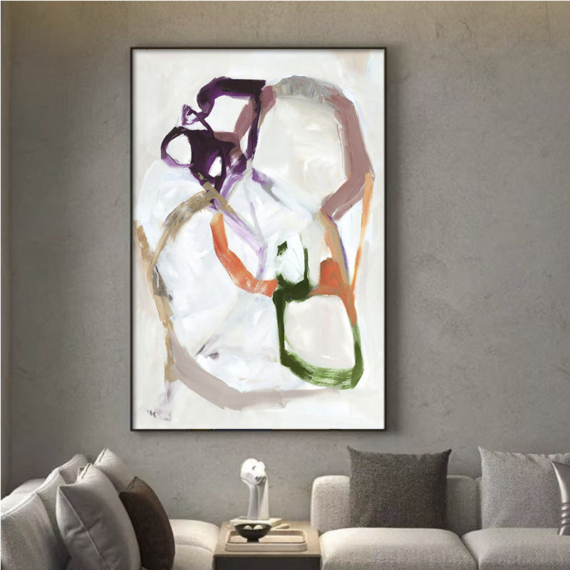 Abstracte Figuren Kunstdruck