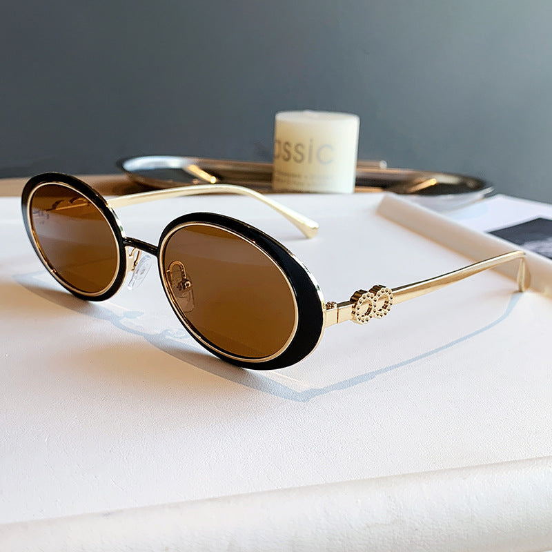 Damen modische Sonnenbrille mit stilvollem ozeanischen Design Brehn