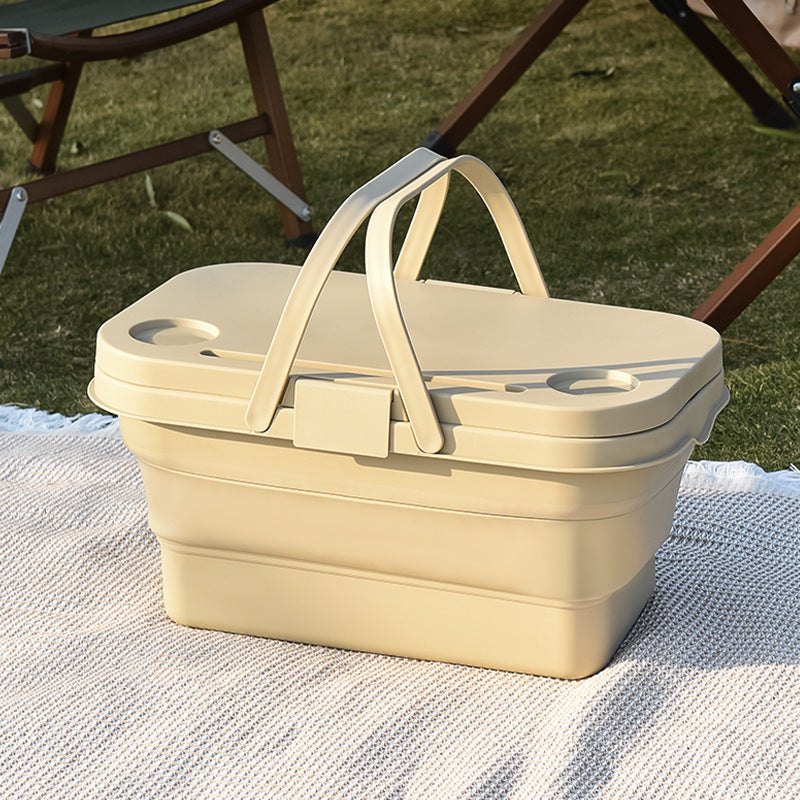Vielseitiger Outdoor Picknick Aufbewahrungskorb Brehn