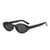 Damen Cat-Eye Sonnenbrille mit auffälligem Rahmen und modernen Gläsern Brehn