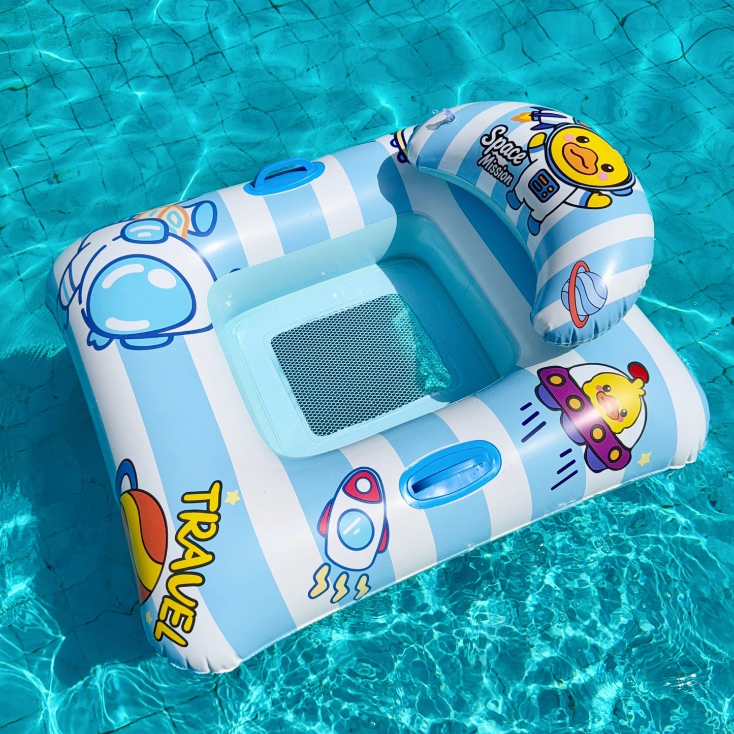 Schwebender Pool-Lounge-Stuhl mit Becherhalter Brehn