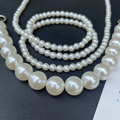 Elegante Mehrstrang-Perlenkette Brehn