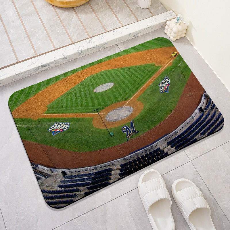 Baseball Thema Badmatte