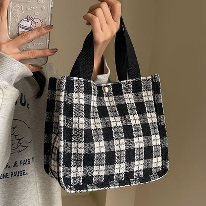 Modischer Karoschultertasche