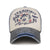 Herren Vintage-inspirierte gestickte Wolf-Kappe Brehn