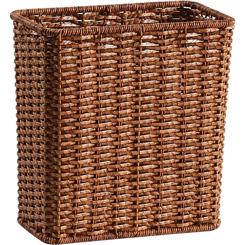 Unisex Rechteckiger Aufbewahrungskorb aus handgewebtem Material Brehn