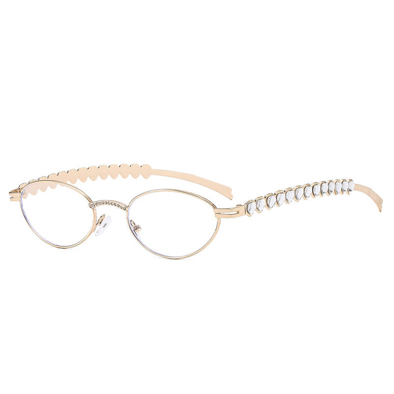 Damen modische Sonnenbrille mit dekorativem Rahmen und stilvollen Akzenten Brehn