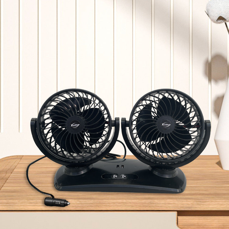 Dual-Head Tragbarer Auto Belüftungsventilator Brehn