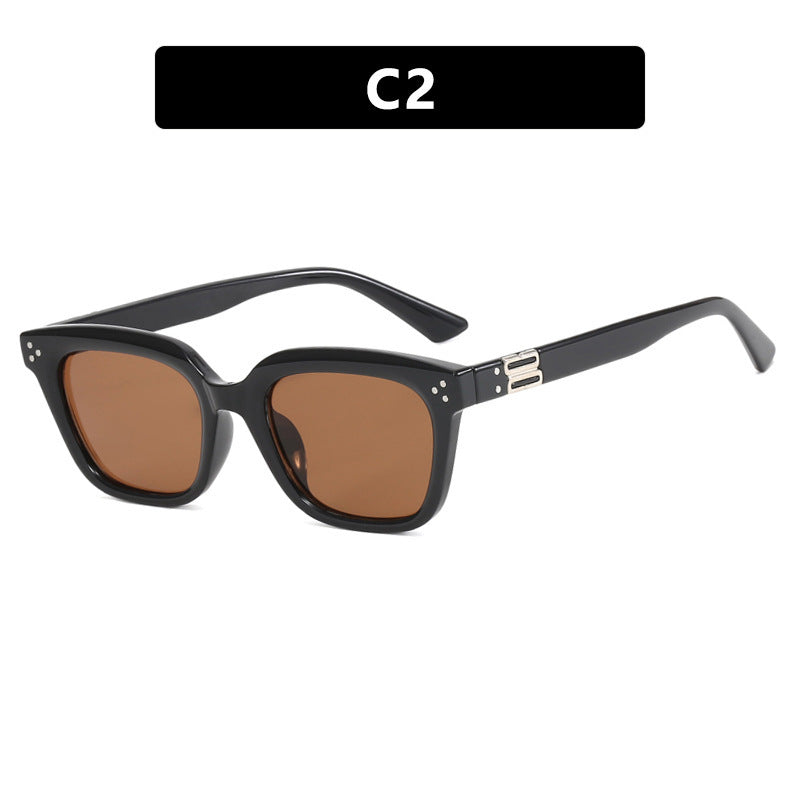 Damen oversized Sonnenbrille im modernen geometrischen Design Brehn