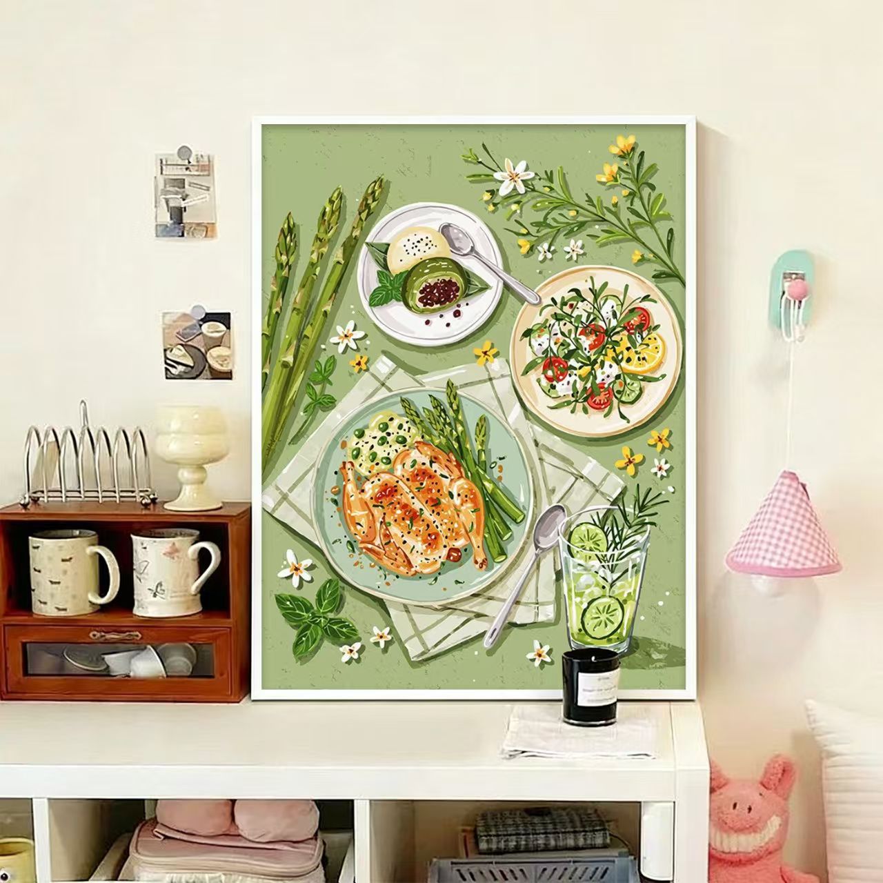 Kulinarisch angehauchtes dekoratives Wandkunst Brehn