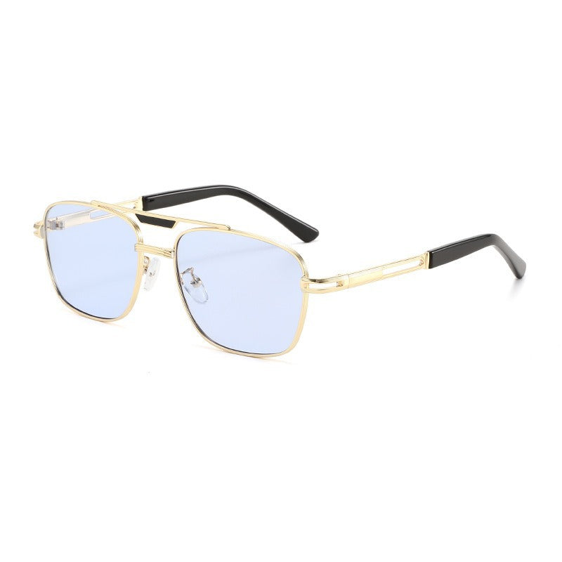 Herren Luxus Quadrat Rahmen Sonnenbrille Brehn