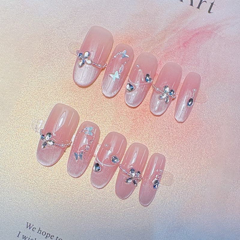 Dekoratives Press-On Nagelset Brehn