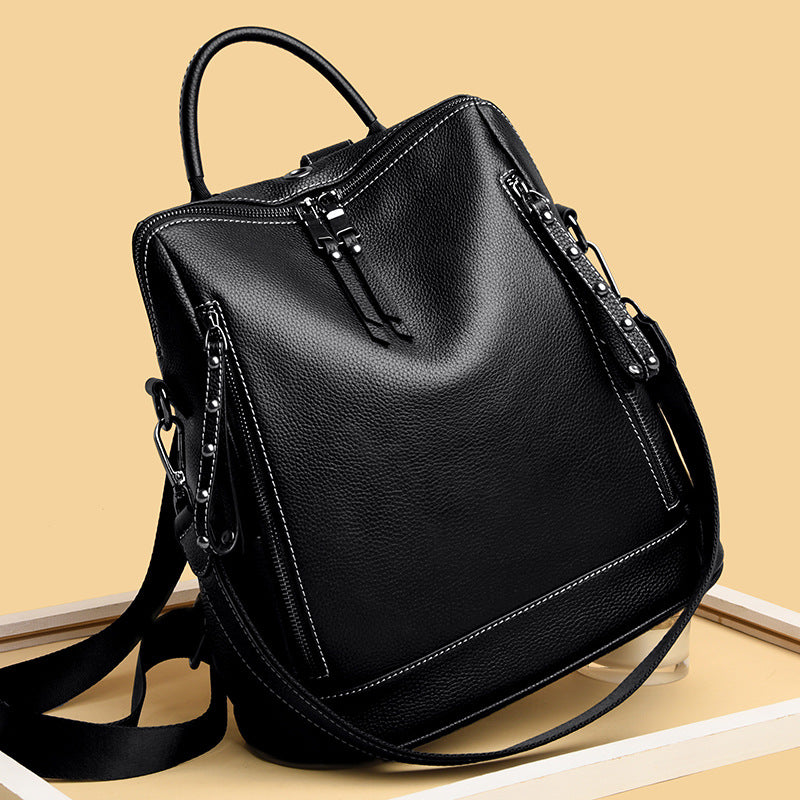 Premium Leder Rucksack Brehn