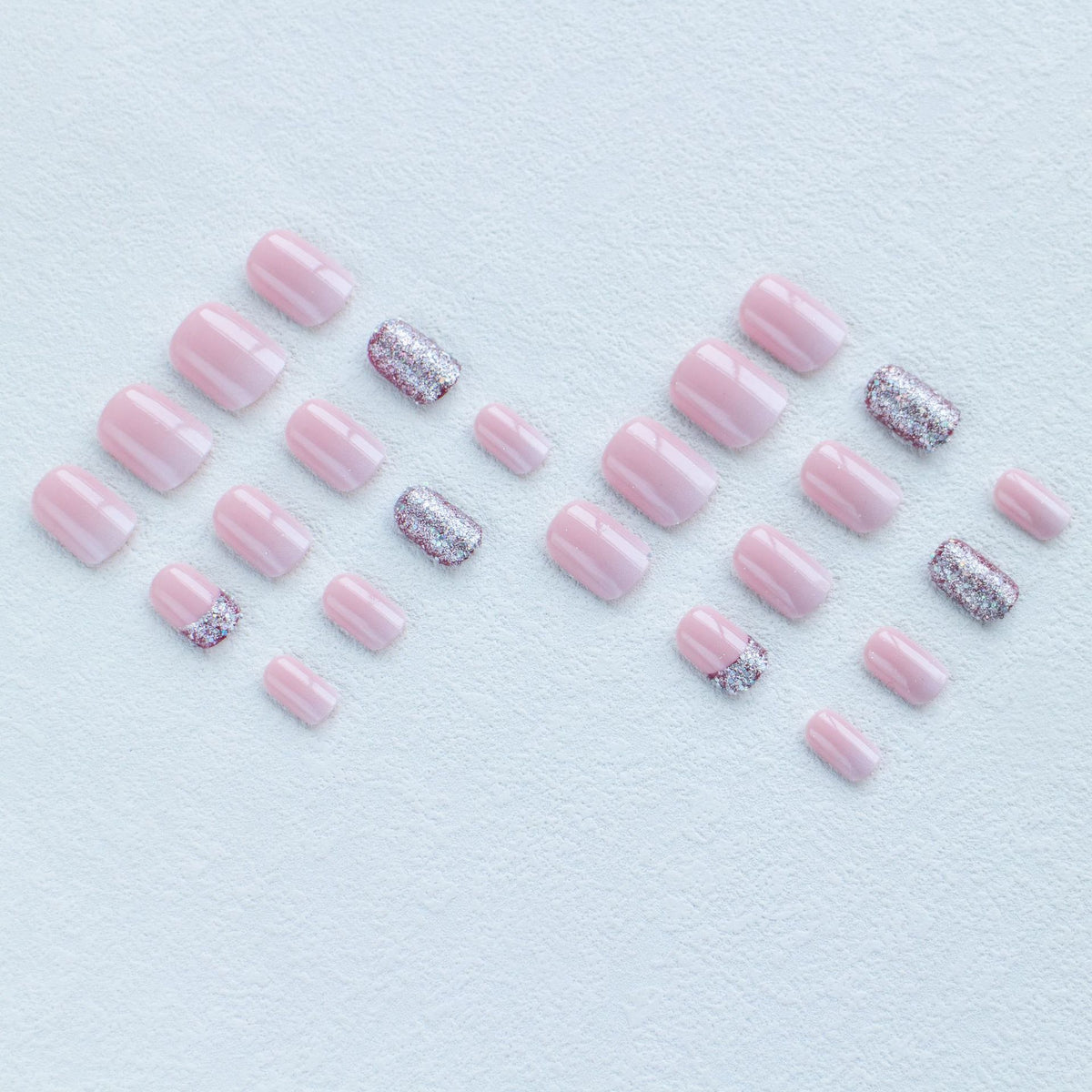 Glamourös Glitter Nagelkunst Set