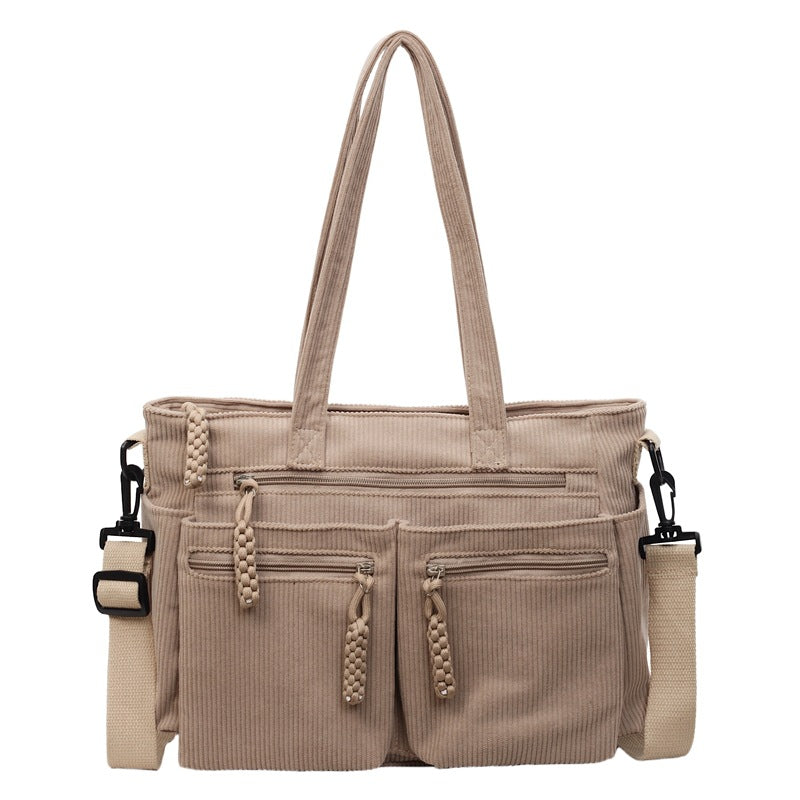 Stylische Mehrfach-Taschen-Tragetasche Brehn