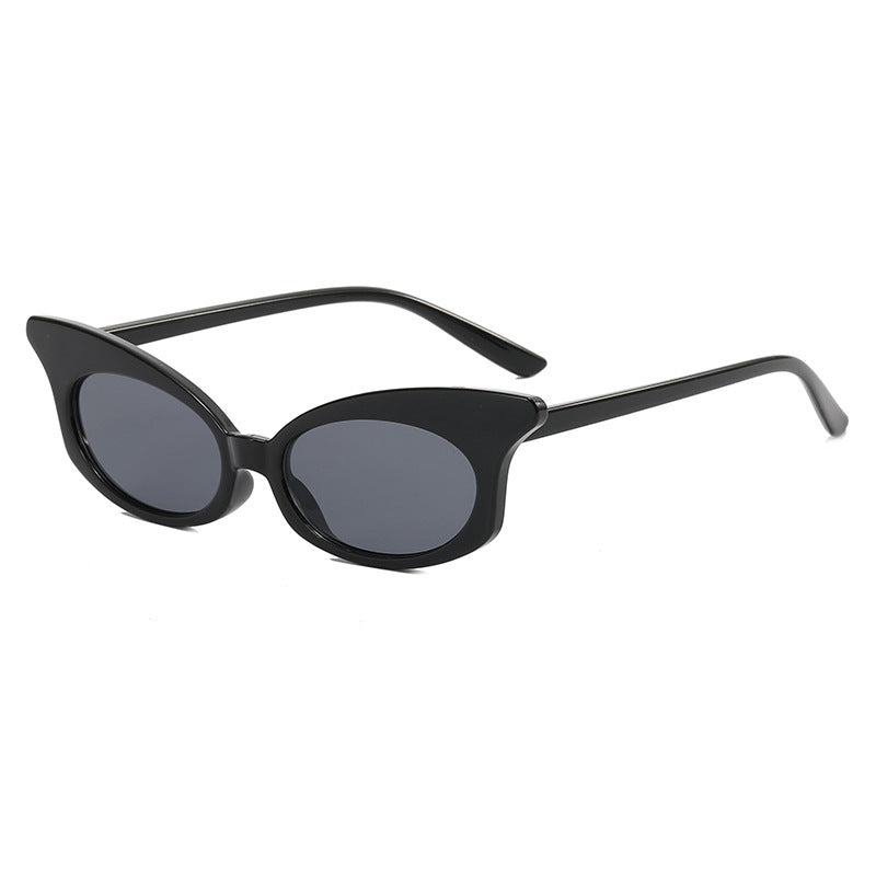 Damen Cat-Eye Sonnenbrille mit transparentem Rahmen und UV-Schutz Brehn