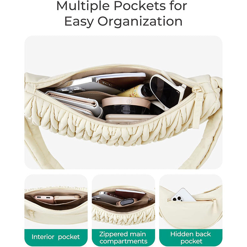Modische Schultertasche mit Innovativem Steppdesign Brehn
