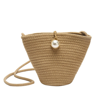 Elegante Handtasche mit Perlverschluss Brehn