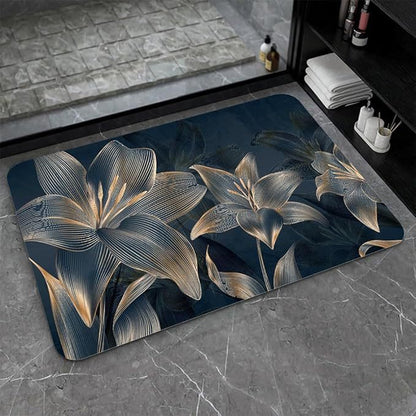 Stylische Wasserabweisende Badematte Brehn
