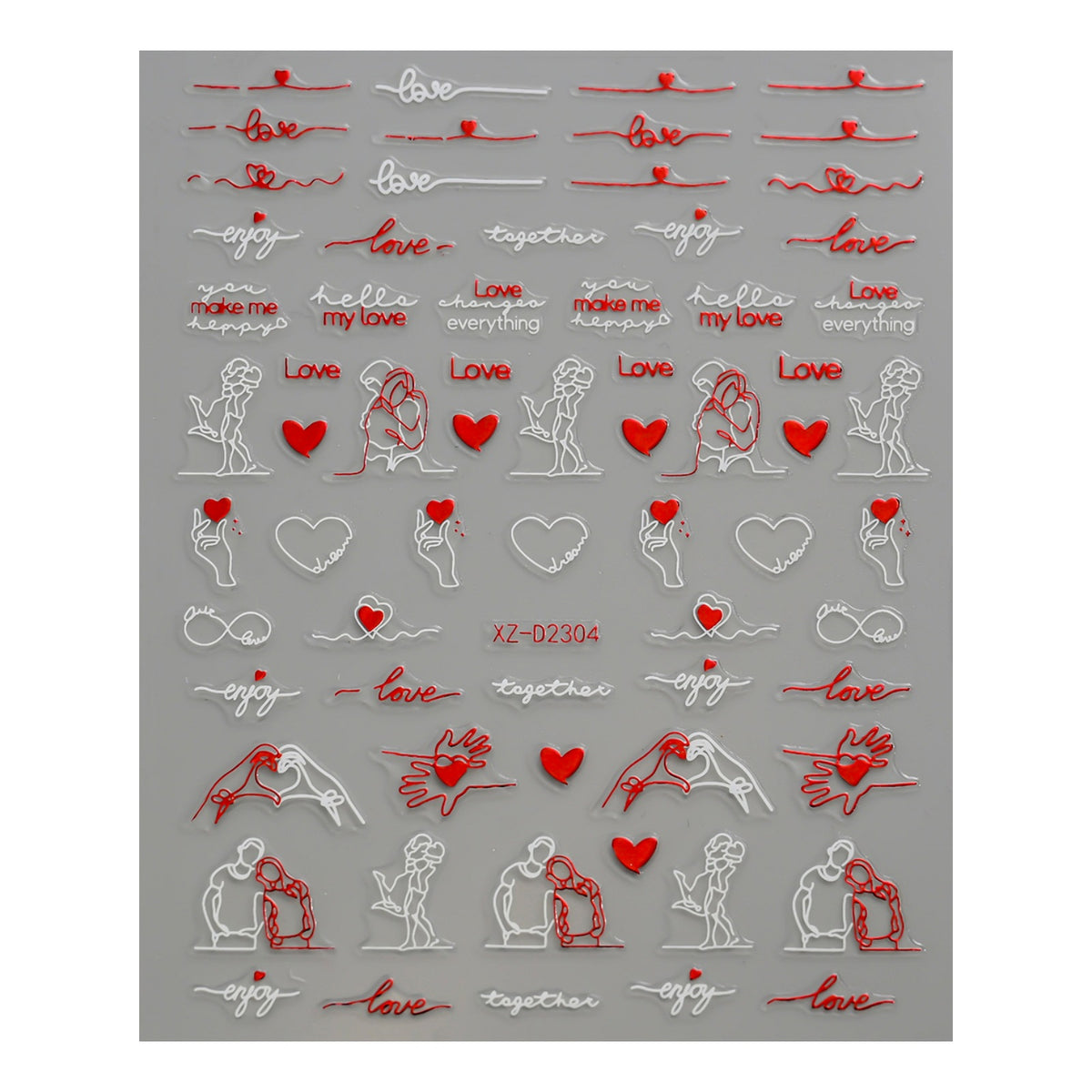 Niedliche, liebevoll gestaltete Nagelkunst-Anhänger