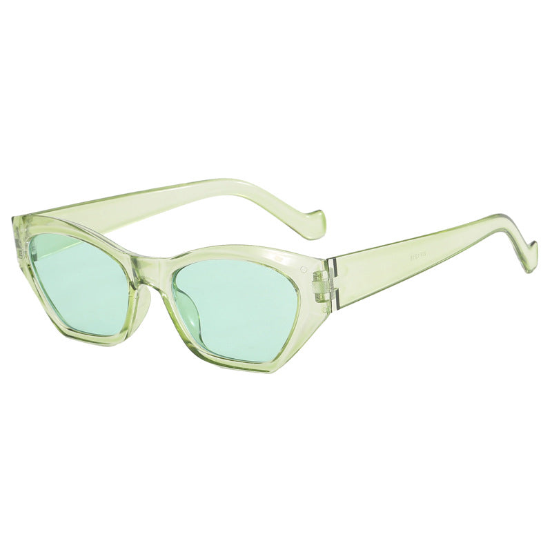 Damen einzigartige geometrische Sonnenbrille Brehn