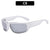 Retro-inspirierte Schild-Sonnenbrille