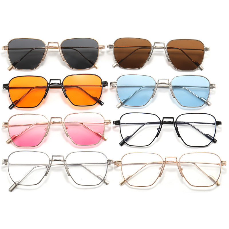 Damen modische viereckige Brille mit minimalistischer Rahmenstruktur Brehn