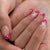 Dekorative Press-On-Nageltips mit Strassakzenten Brehn