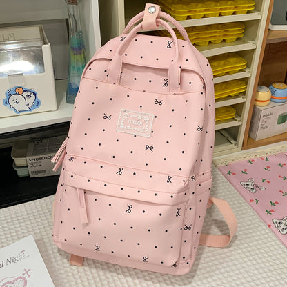 Stylischer gepunkteter Rucksack Brehn
