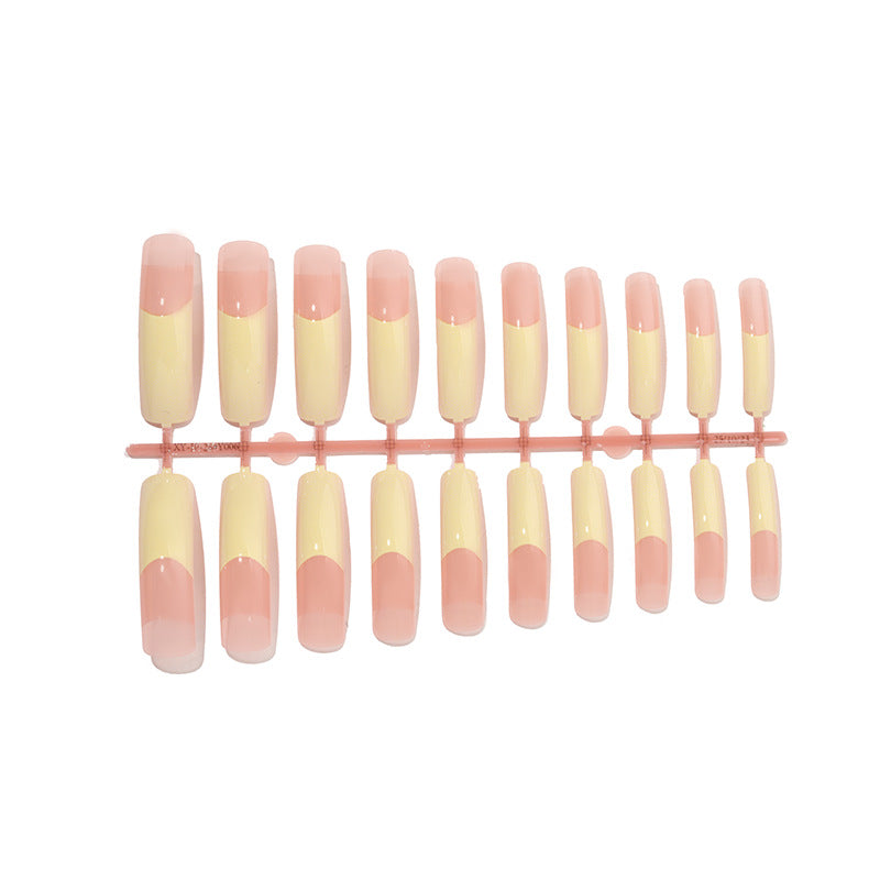Premium French Tip Press-On Nail Set Brehn