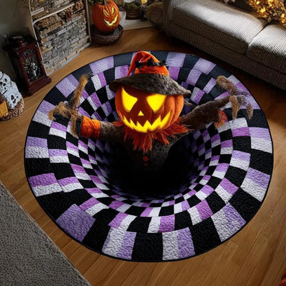 Halloween-Themen 3D-Optische Illusions-Teppich