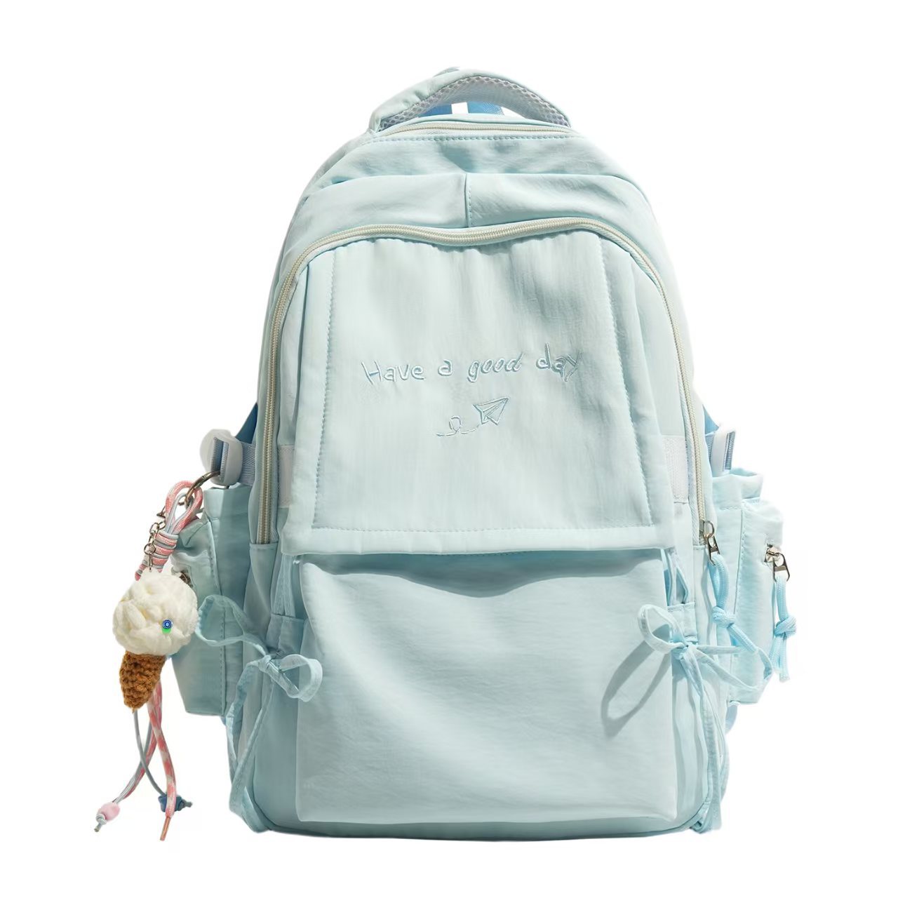 Rucksack mit Strukturiertem Design und Charmantem Schriftzug Brehn