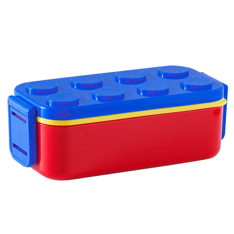 Mehrere Fächer kreative LEGO-inspirierte Lunchbox