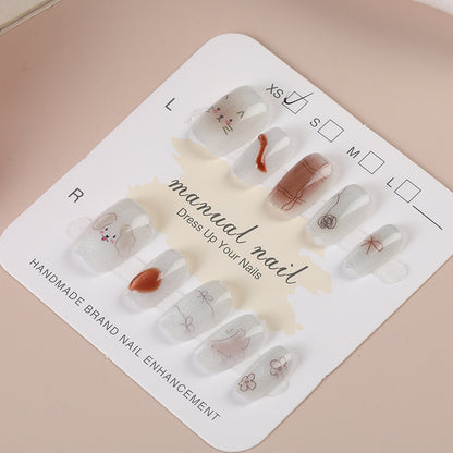 Artisanal Press-On Nail Set Brehn