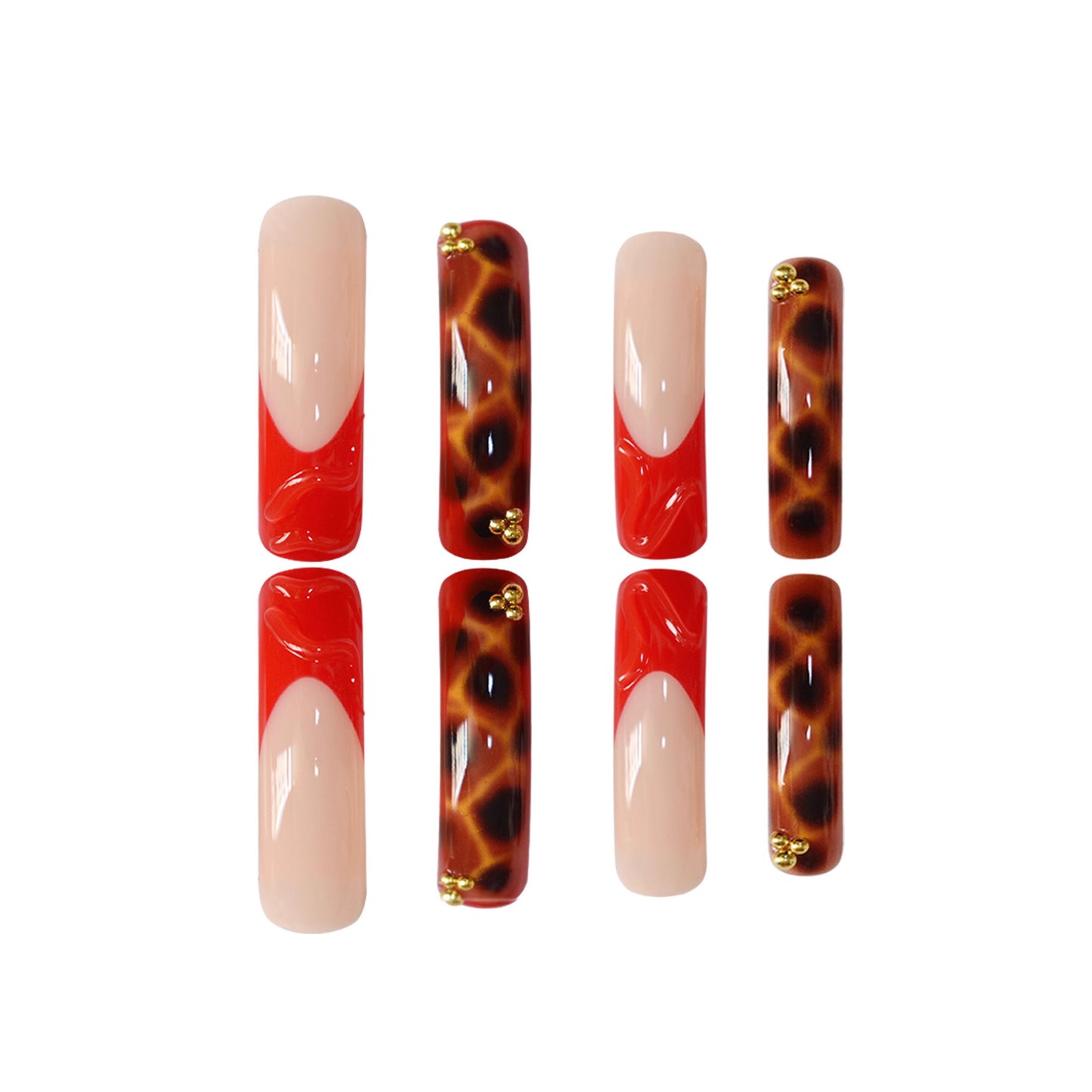 Kreative Acryl Press-On Nagelkunst Brehn