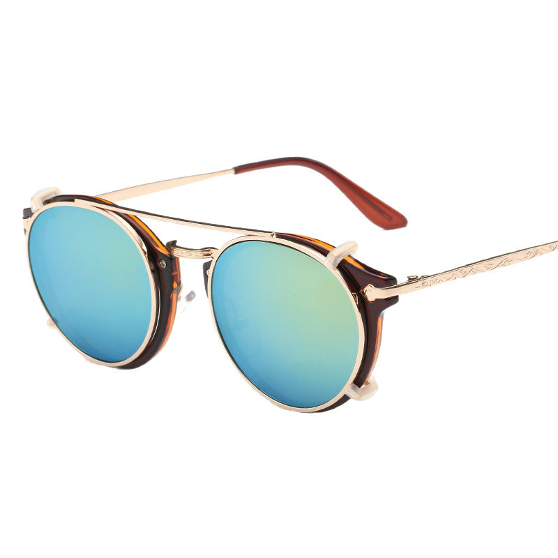 Damen designorientierte Sonnenbrille mit hochwertigem Metallrahmen Brehn