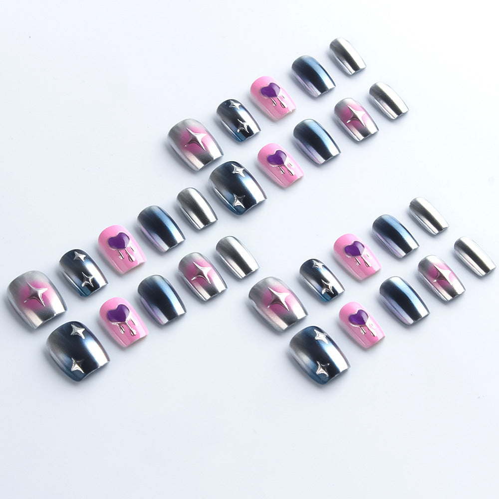 Himmlisches Press-On Nagelkunst Set Brehn