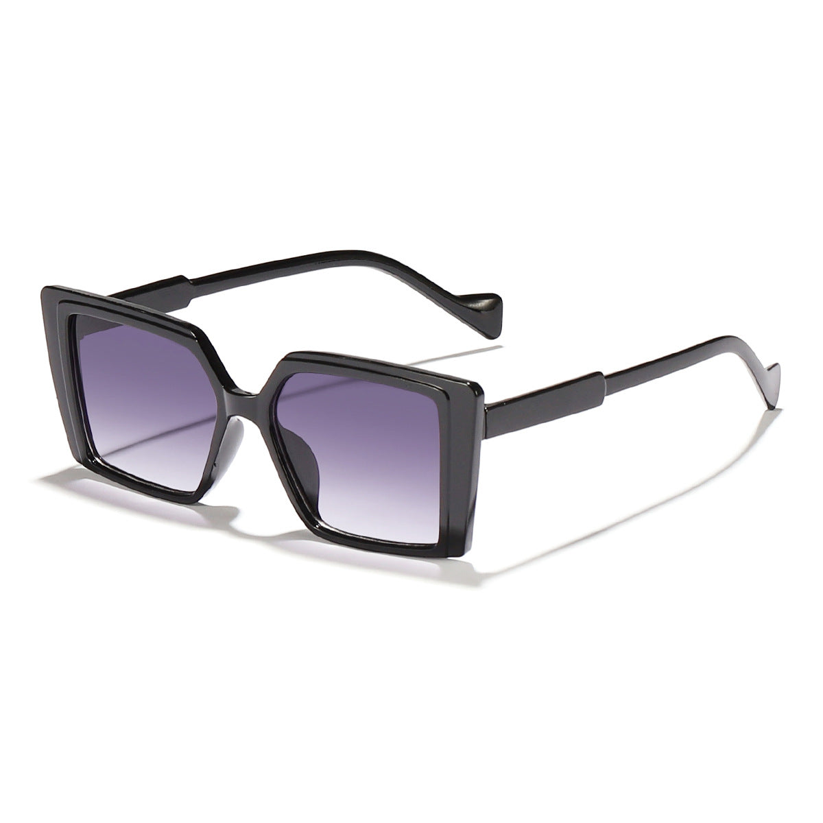 Damen elegante quadratische Sonnenbrille mit verspiegelt Gläsern Brehn
